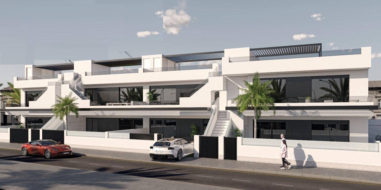 3 makuuhuone Bungalow myytävänä paikassa San Pedro del Pinatar mukana uima-altaan 
autotalli - 409 000 € (Ref: 10039719)