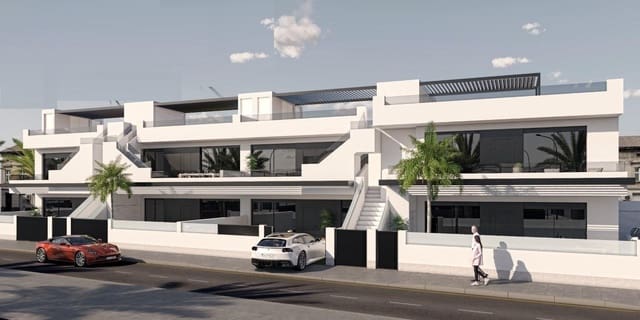 3 makuuhuone Bungalow myytävänä paikassa Los Peñascos - El Salero - Los Imbernones, San Pedro del Pinatar mukana uima-altaan 
autotalli - 409 000 € (Ref: 10039719)