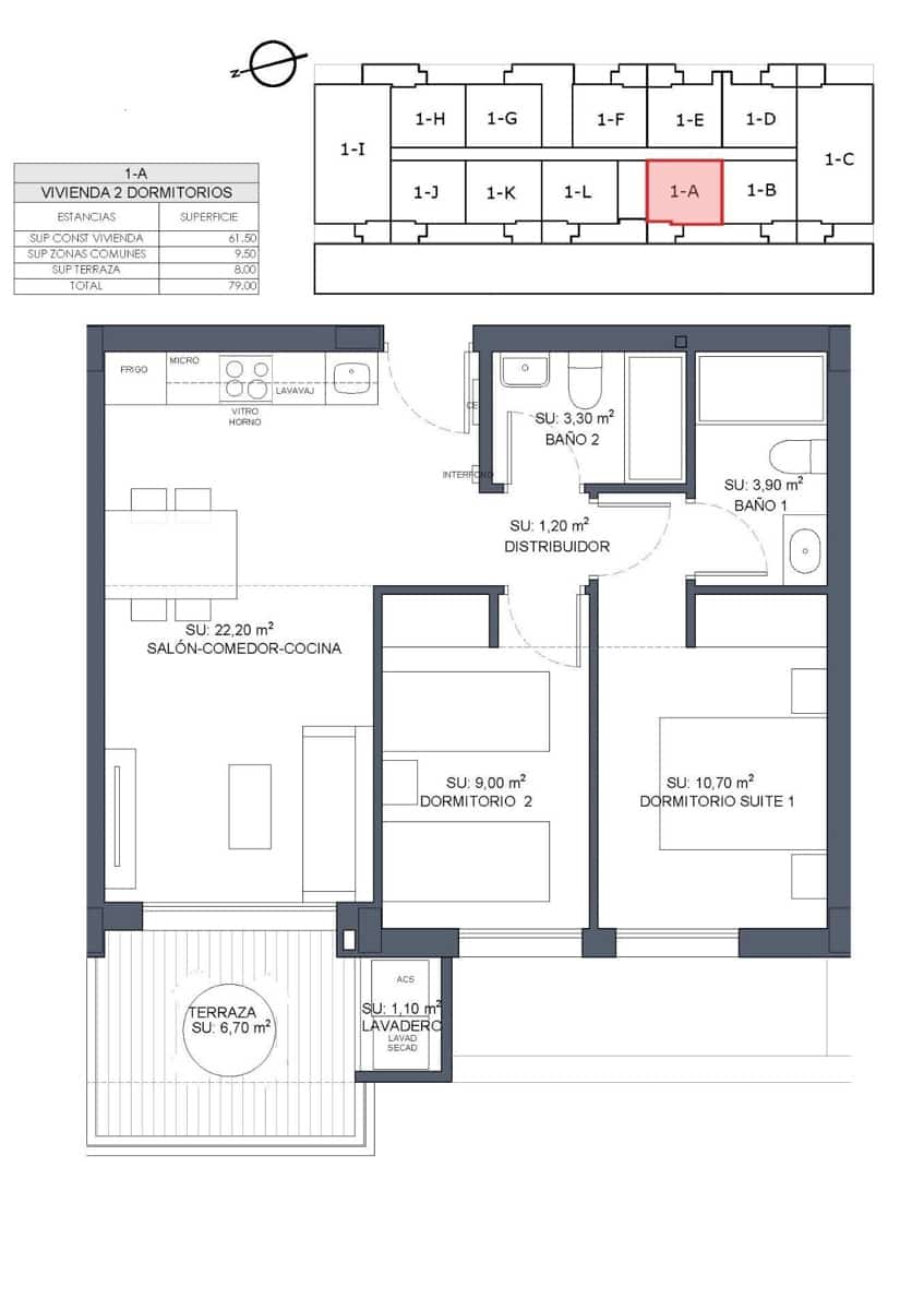 2 sovrum Lägenhet till salu i Benijofar med pool - 263 000 € (Ref: 10039727)