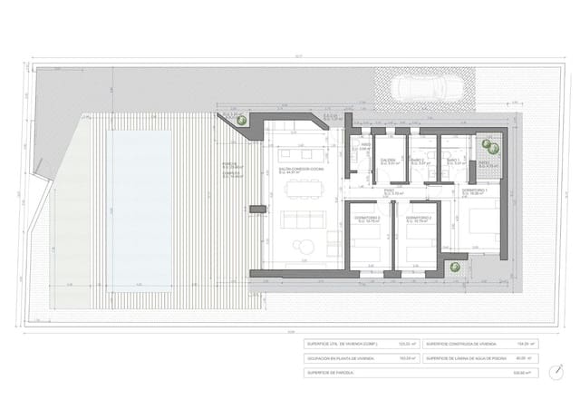 Chalet de 3 habitaciones en Aspe en venta con piscina garaje - 415.000 € (Ref: 10039751)
