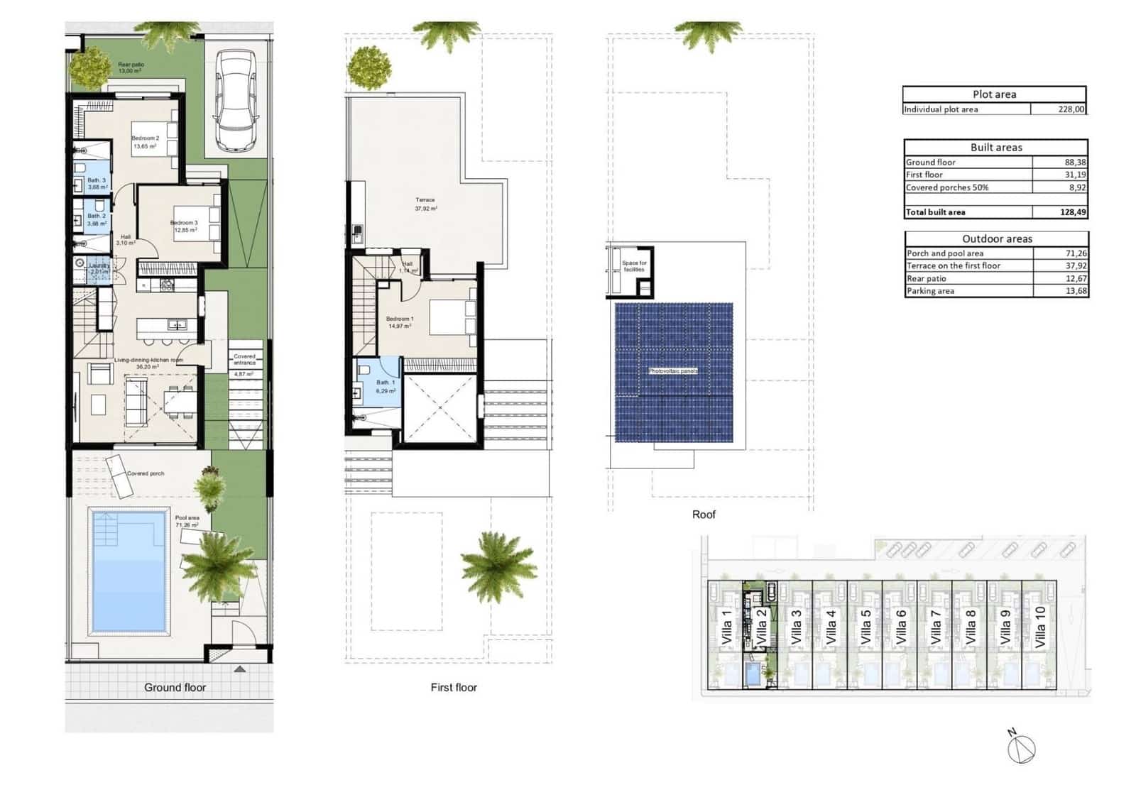 Chalet de 3 habitaciones en Los Nietos en venta con piscina - 374.900 € (Ref: 10039764)