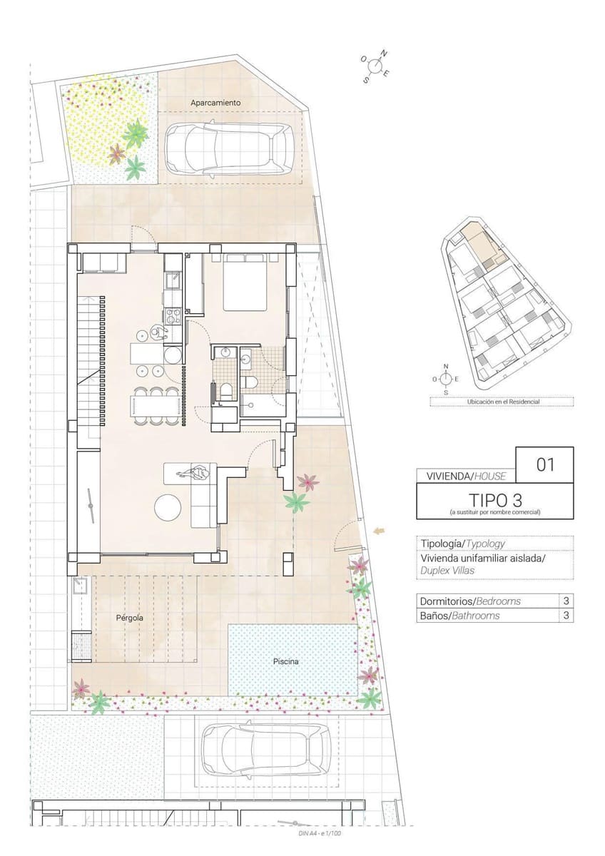 3 chambre Villa/Maison à vendre à Hondon de las Nieves avec piscine - 357 250 € (Ref: 10039782)