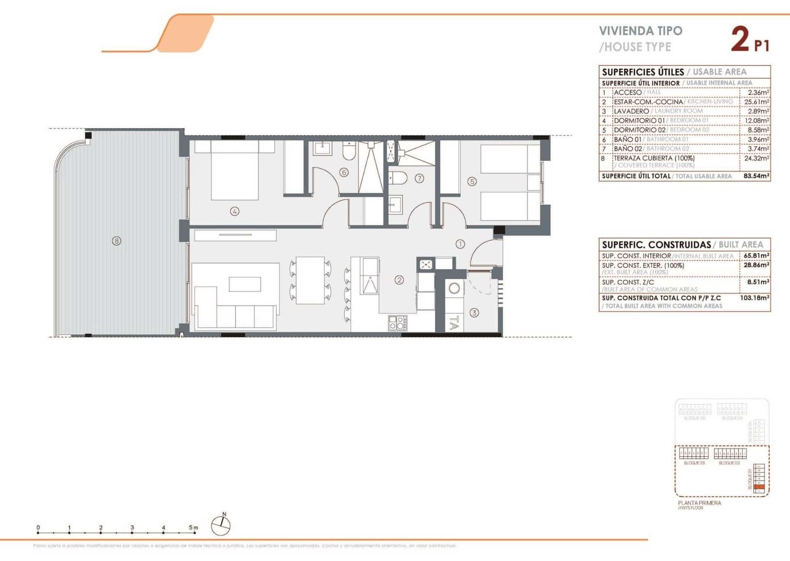 2 soveværelse Lejlighed til salg i Torrevieja med swimmingpool - € 305.000 (Ref: 10039797)