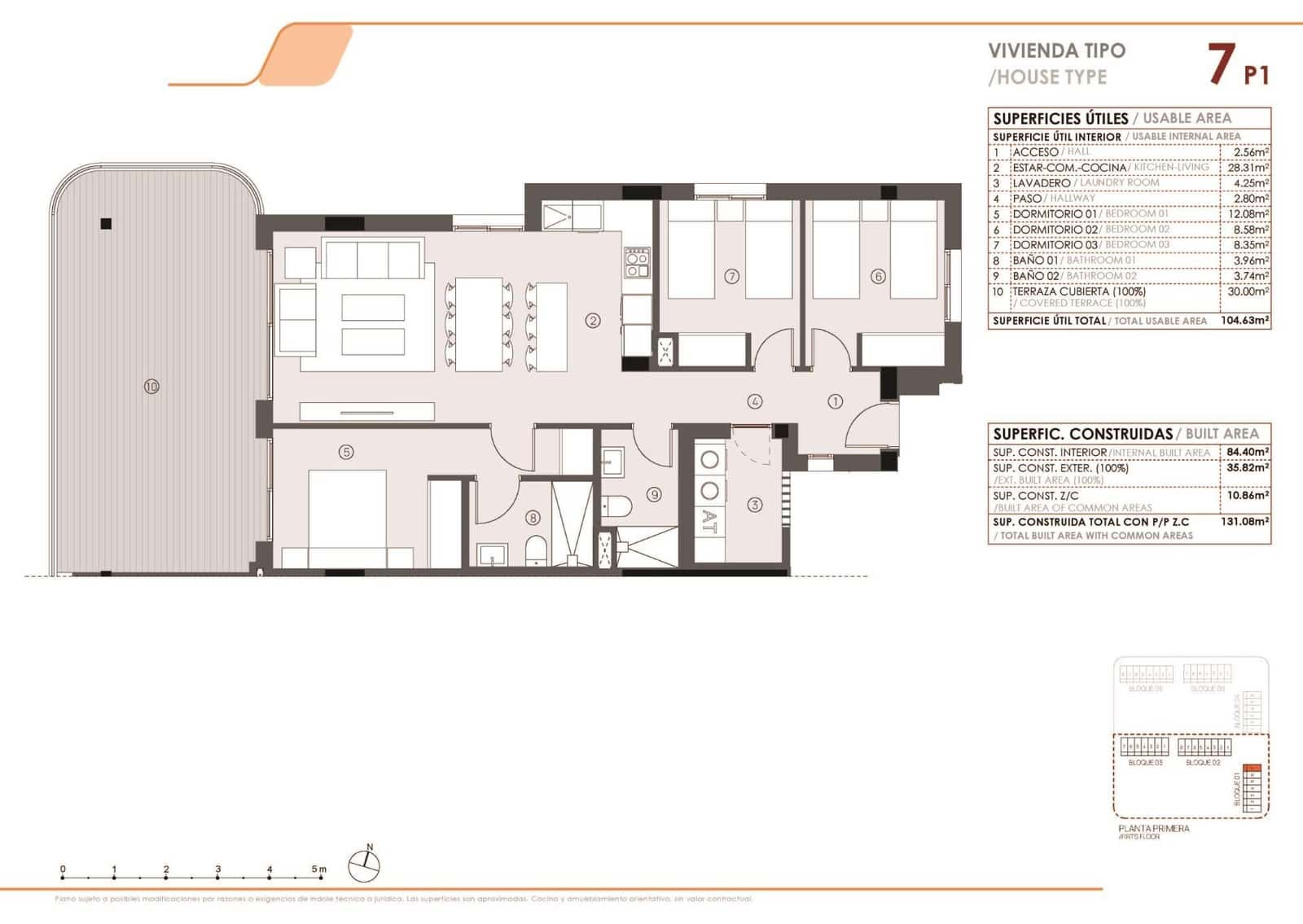 3 sovrum Lägenhet till salu i Torrevieja med pool - 335 000 € (Ref: 10039798)