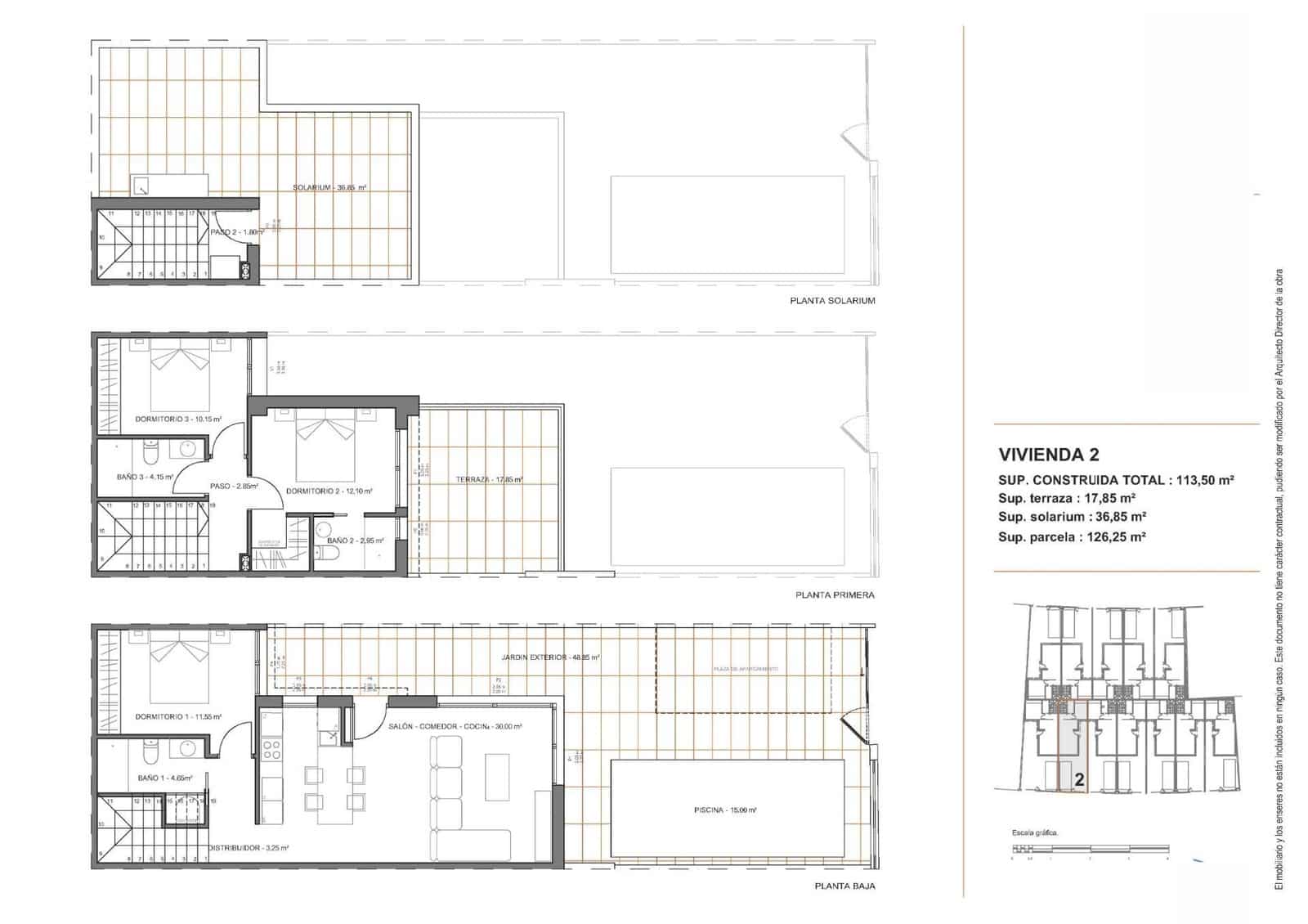 3 quarto Moradia para venda em Santiago de la Ribera com piscina garagem - 369 900 € (Ref: 10039805)