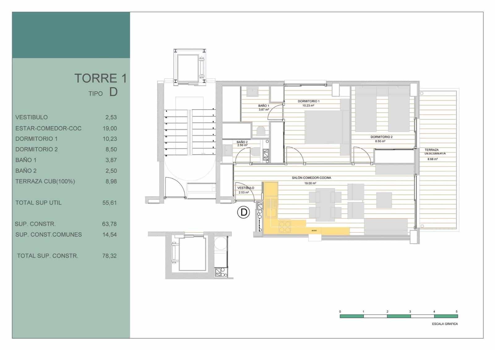 2 soveværelse Lejlighed til salg i Guardamar del Segura med swimmingpool garage - € 253.000 (Ref: 10039808)