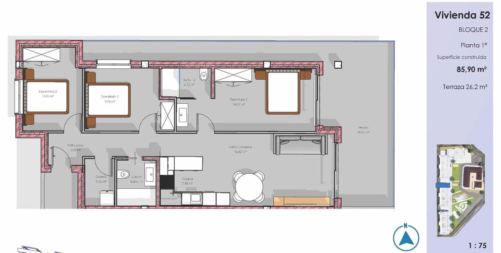 3 bedroom Apartment for sale in El Raso with pool garage - € 315,000 (Ref: 10039813)