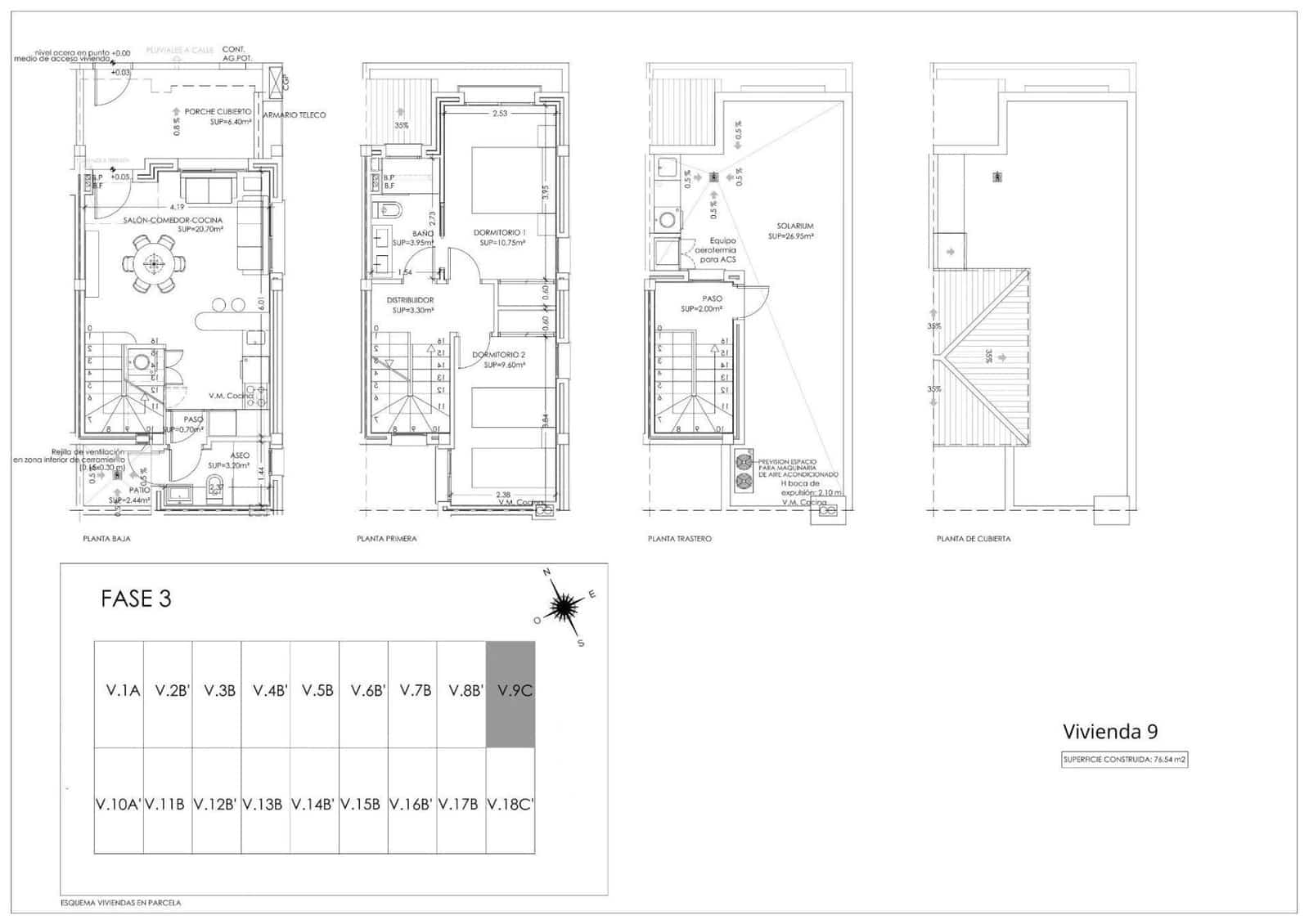 2 chambre Maison de Ville à vendre à Torre-Pacheco avec piscine garage - 229 900 € (Ref: 10039816)