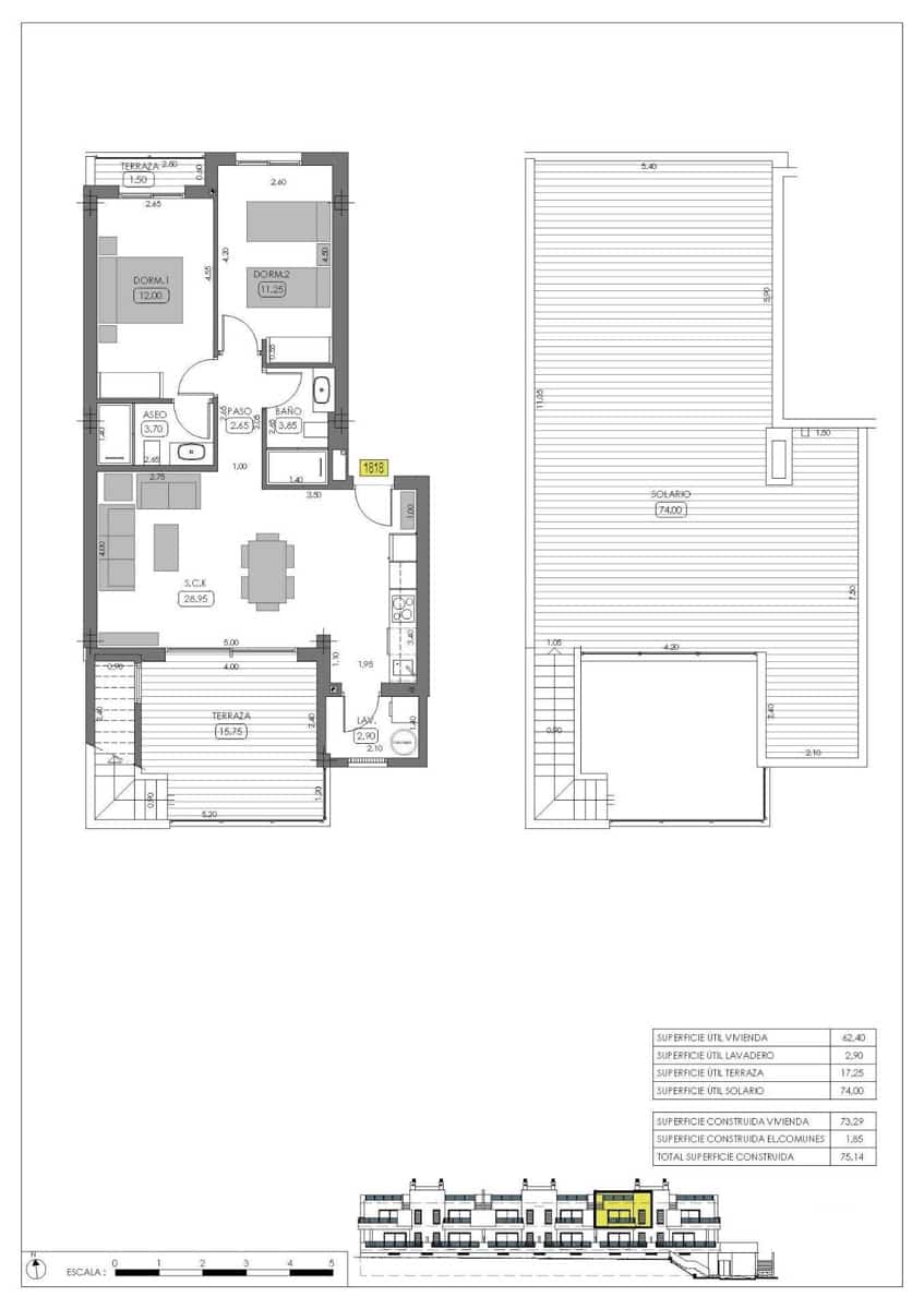 2 quarto Bungalow para venda em Algorfa com piscina - 329 000 € (Ref: 10039827)