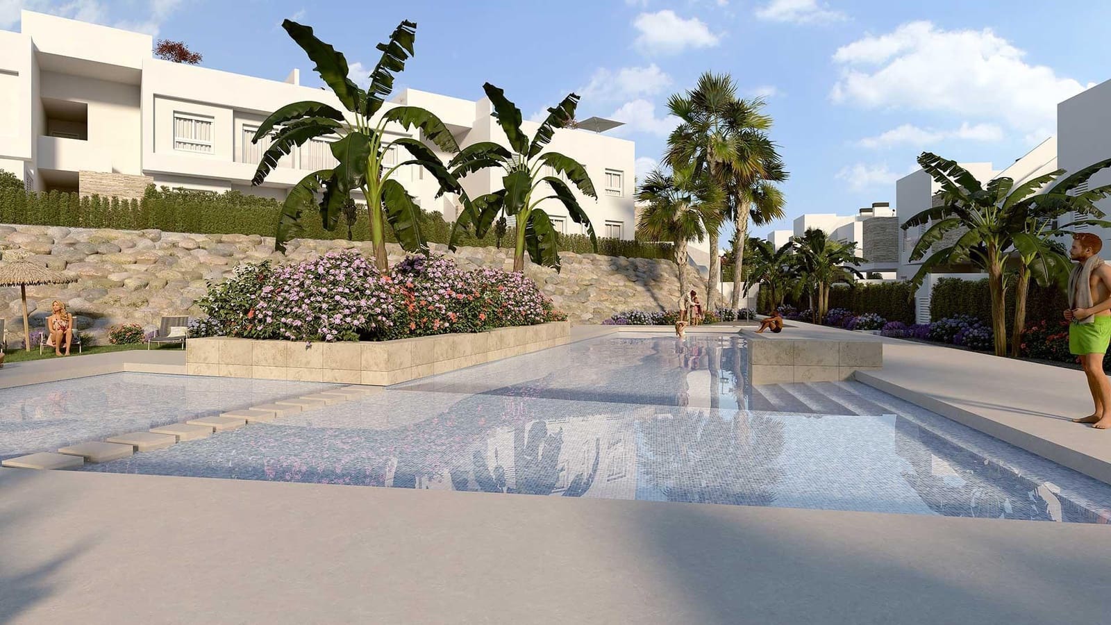 2 quarto Bungalow para venda em Algorfa com piscina - 329 000 € (Ref: 10039827)