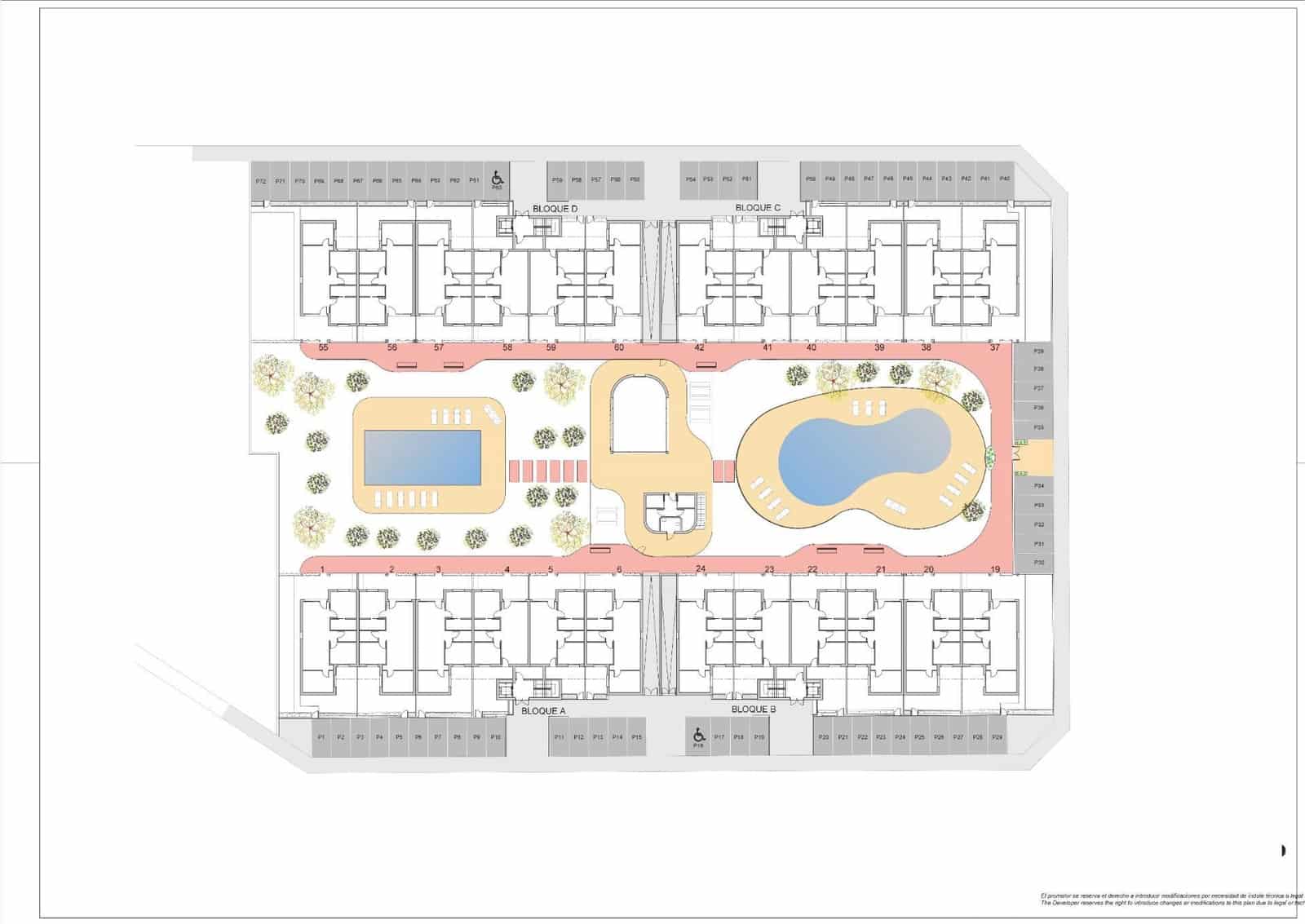 2 soverom Leilighet til salgs i San Cayetano med svømmebasseng garasje - € 226 900 (Ref: 10039837)