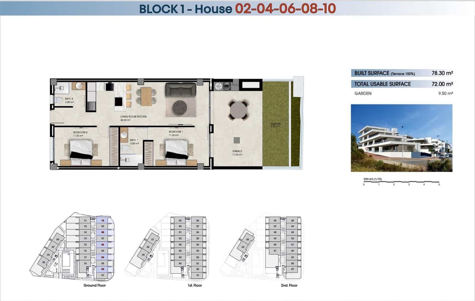 2 sovrum Lägenhet till salu i La Marina del Pinet med pool garage - 265 000 € (Ref: 10039850)