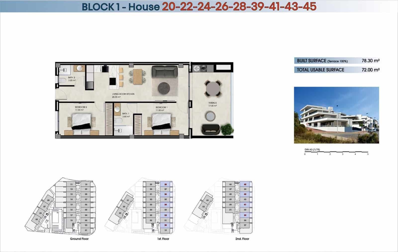 2 sovrum Lägenhet till salu i La Marina del Pinet med pool garage - 248 000 € (Ref: 10039901)