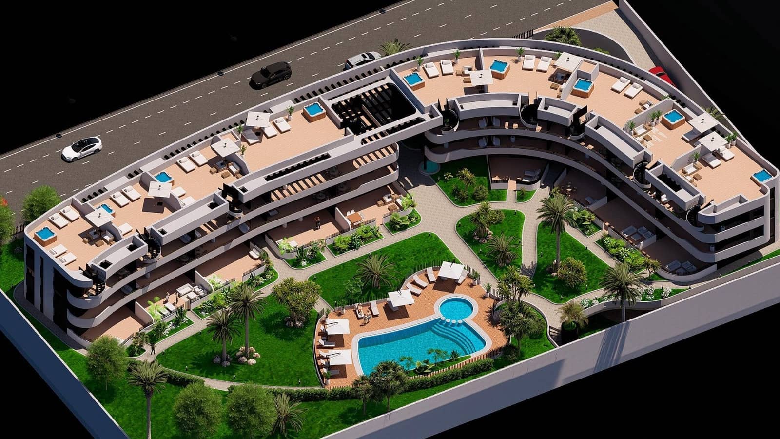 2 chambre Penthouse à vendre à Los Alcazares avec piscine garage - 389 900 € (Ref: 10039906)