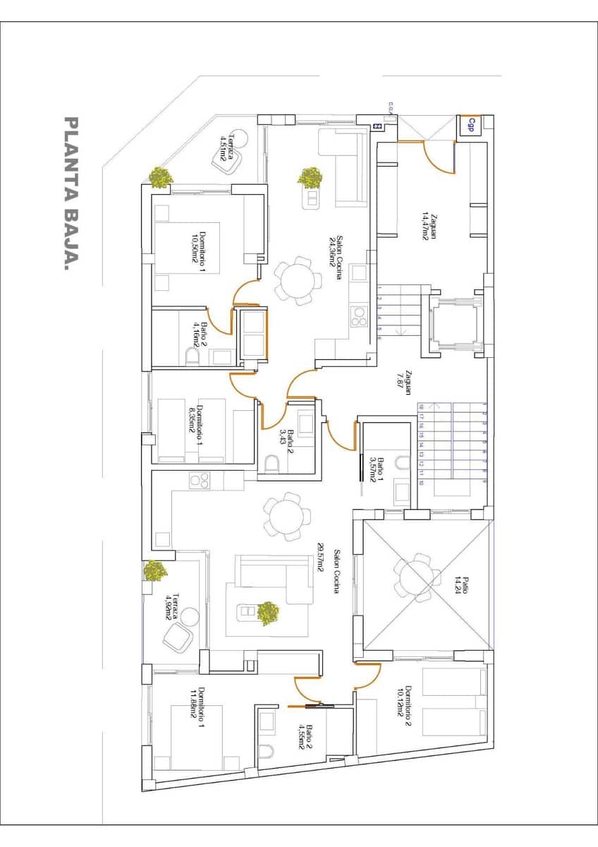 2 sypialnia Apartament na sprzedaż w Guardamar del Segura - 274 500 € (Ref: 10039907)