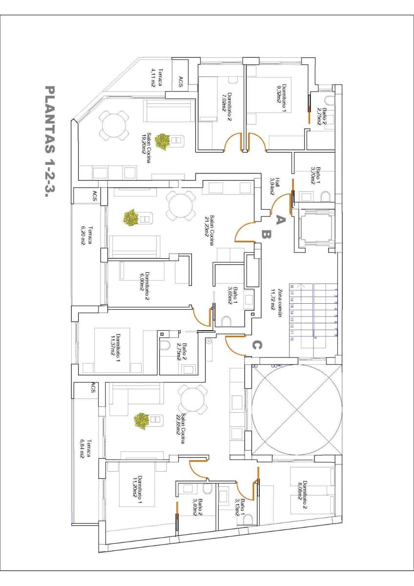 Apartamento de 2 habitaciones en Guardamar del Segura en venta - 281.500 € (Ref: 10039908)