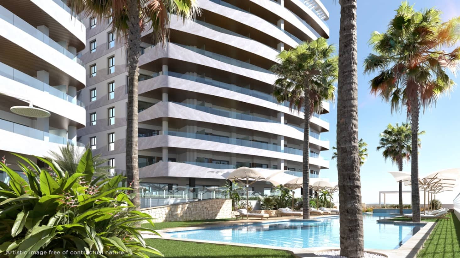 2 slaapkamer Appartement te koop in La Manga del Mar Menor met zwembad garage - € 449.000 (Ref: 10101531)