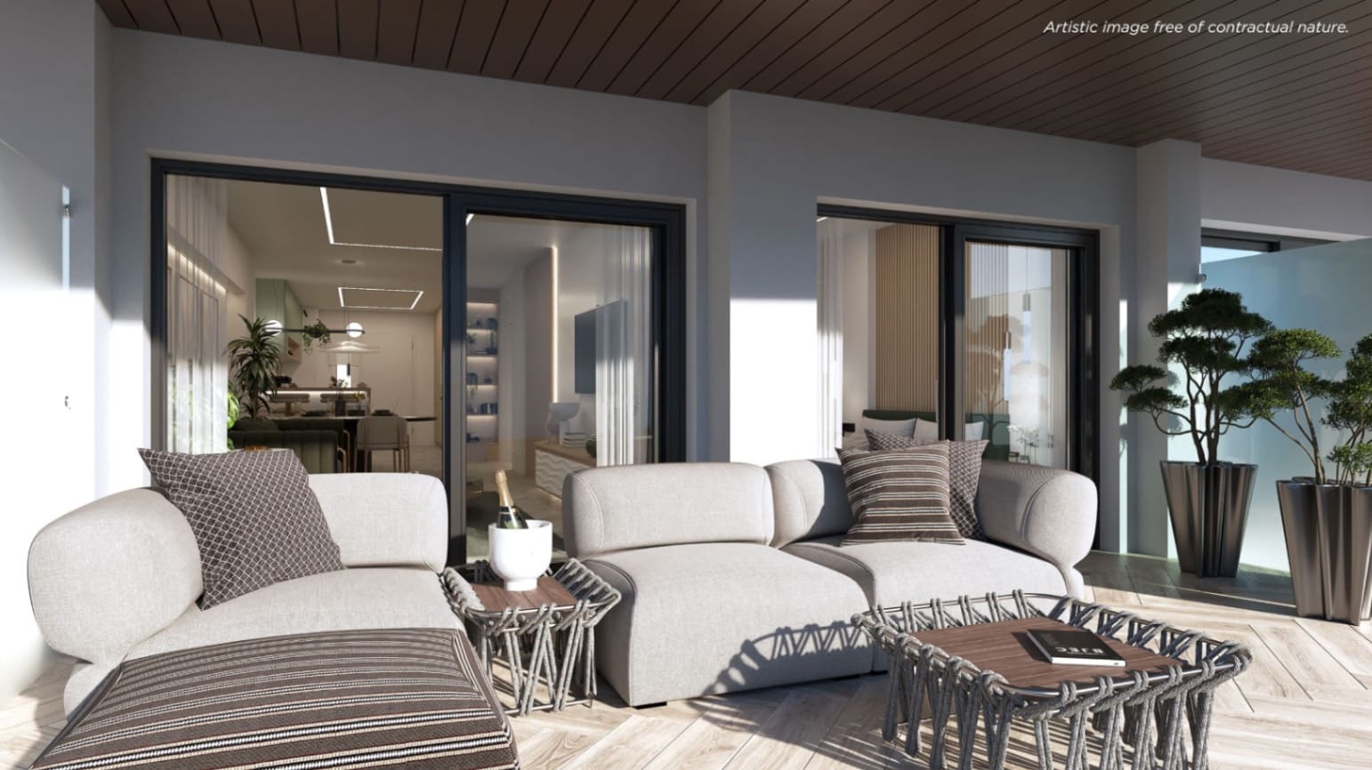2 slaapkamer Appartement te koop in La Manga del Mar Menor met zwembad garage - € 449.000 (Ref: 10101531)