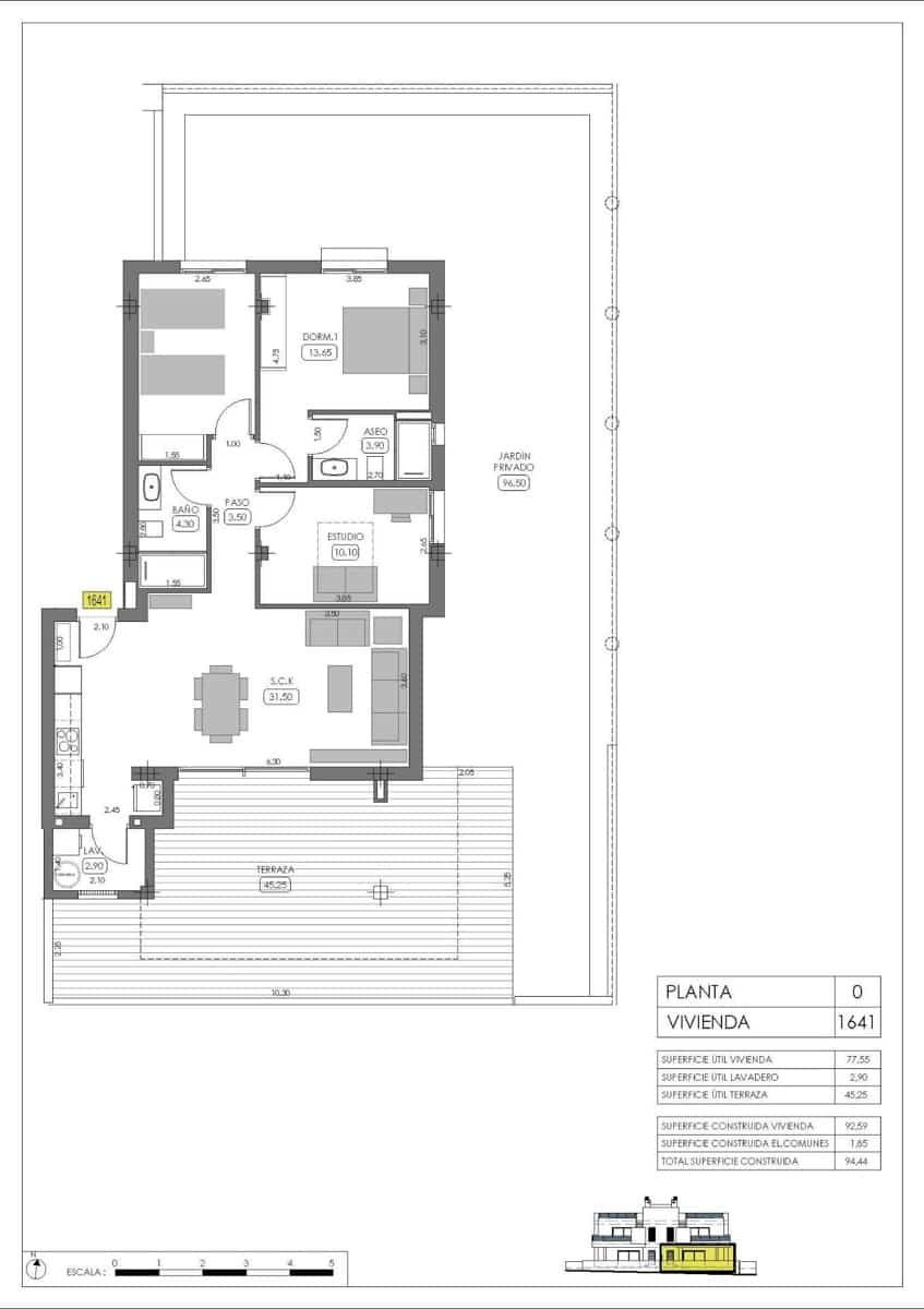 3 quarto Apartamento para venda em Algorfa com piscina garagem - 349 000 € (Ref: 10160626)