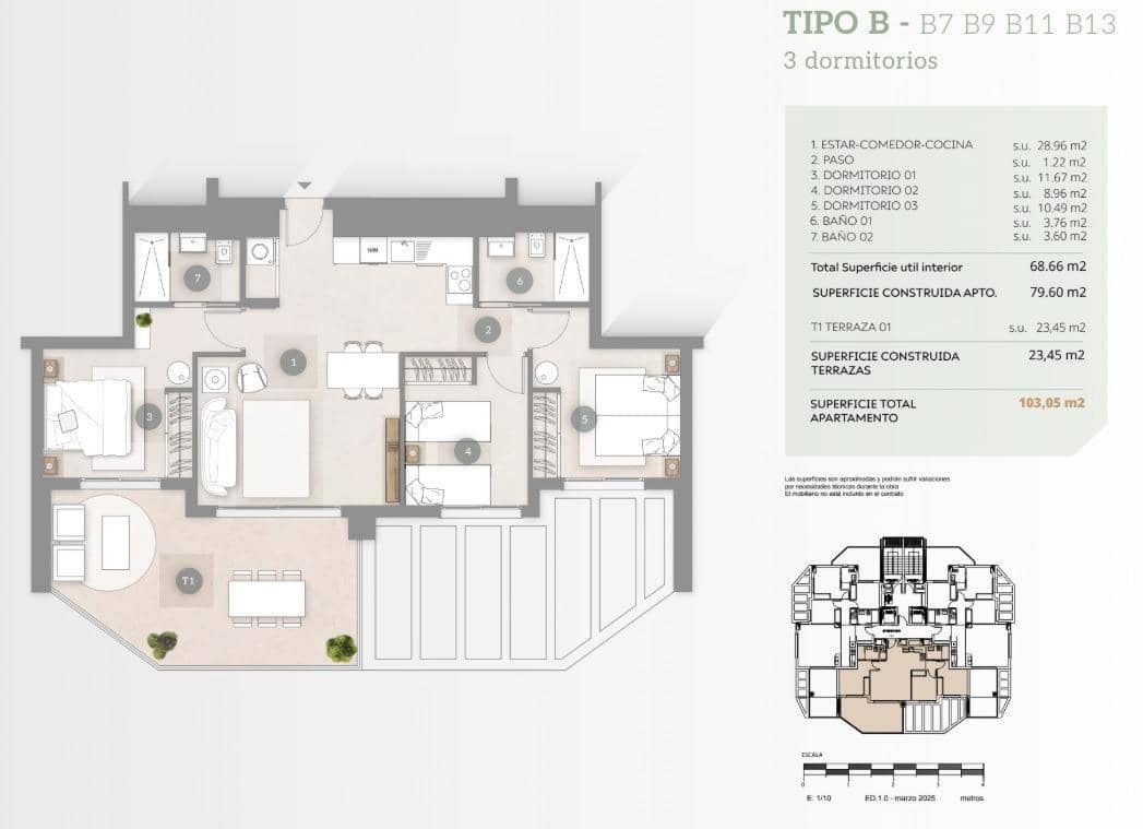 3 soverom Leilighet til salgs i Calpe / Calp med svømmebasseng garasje - € 670 000 (Ref: 10161836)