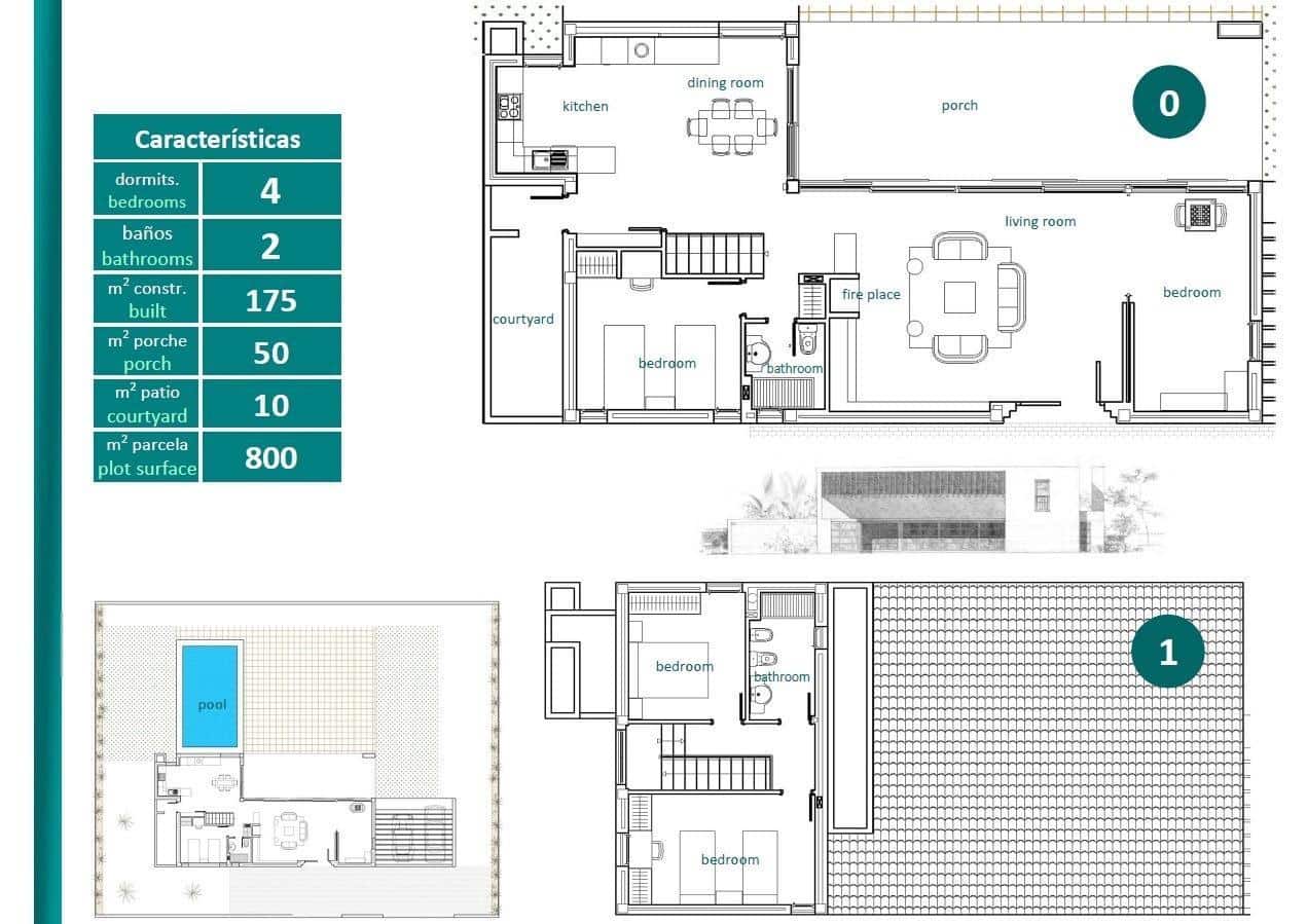 4 sovrum Villa till salu i Sucina med pool garage - 725 000 € (Ref: 10161837)