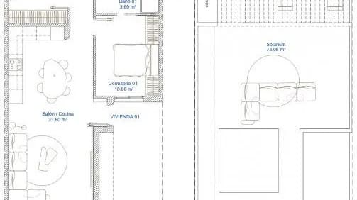 3 sovrum Villa till salu i San Pedro del Pinatar med pool garage - 369 000 € (Ref: 10174825)