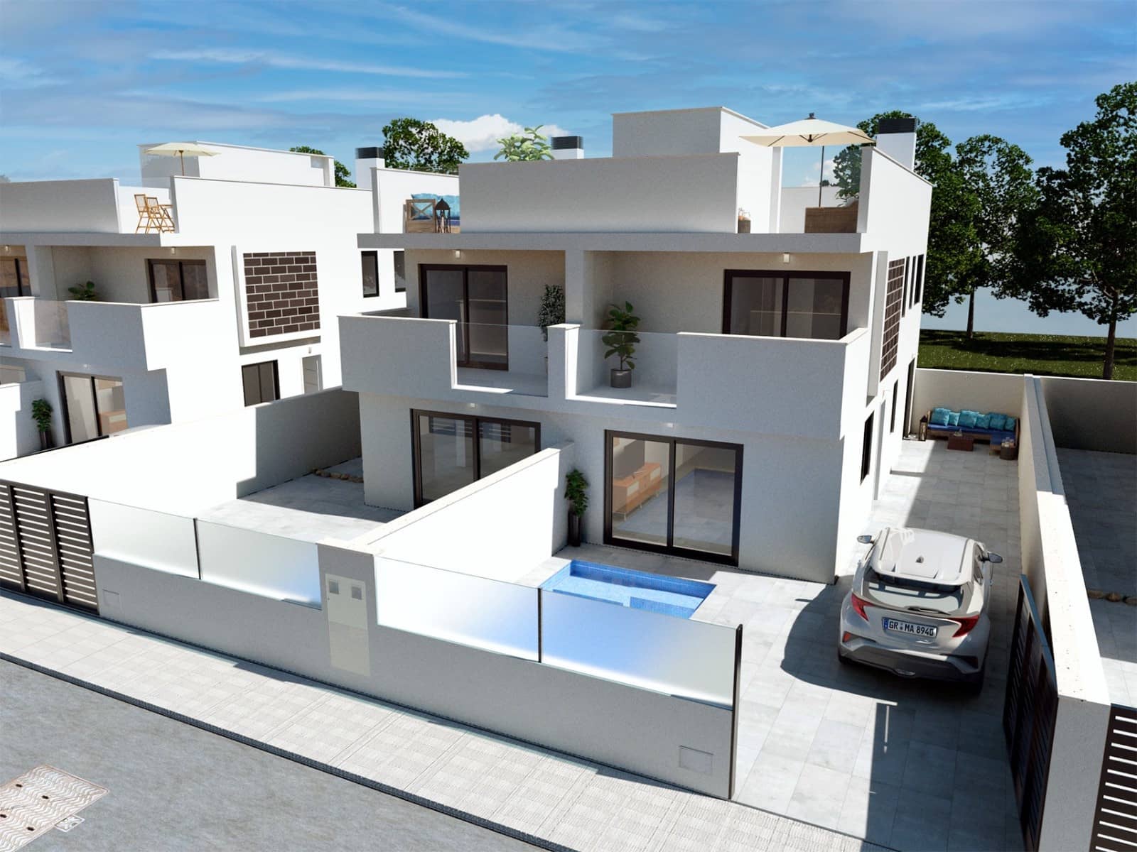 3 bedroom Townhouse for sale in San Pedro del Pinatar with pool - € 329,000 (Ref: 7881745)