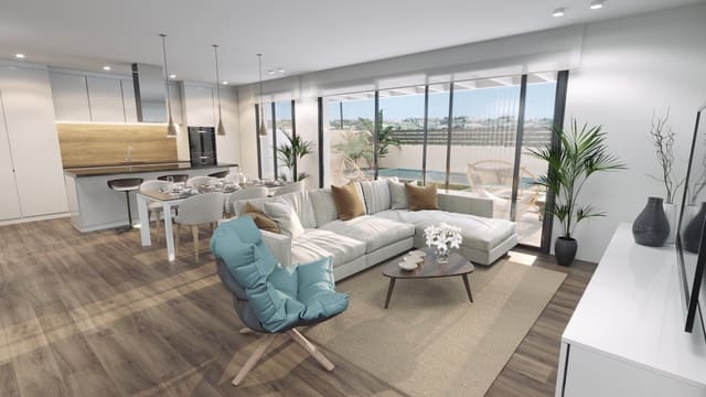 3 makuuhuone Huvila myytävänä paikassa Balcón de Finestrat - Terra Marina, Finestrat mukana uima-altaan 
autotalli - 630 000 € (Ref: 8770210)