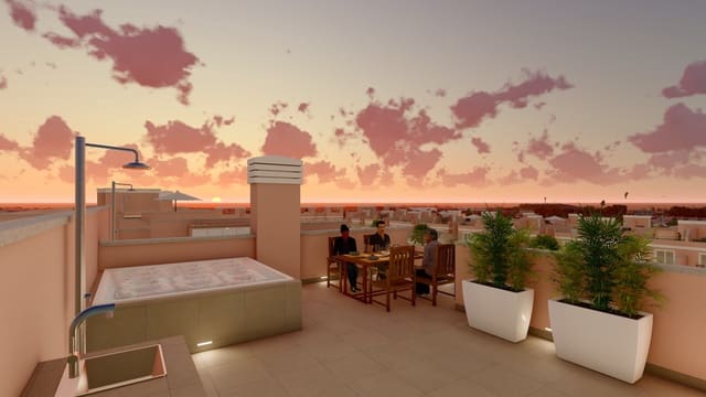 3 soveværelse Penthouse til salg i Pilar de la Horadada ciudad, Pilar de la Horadada med swimmingpool - € 274.000 (Ref: 8946055)