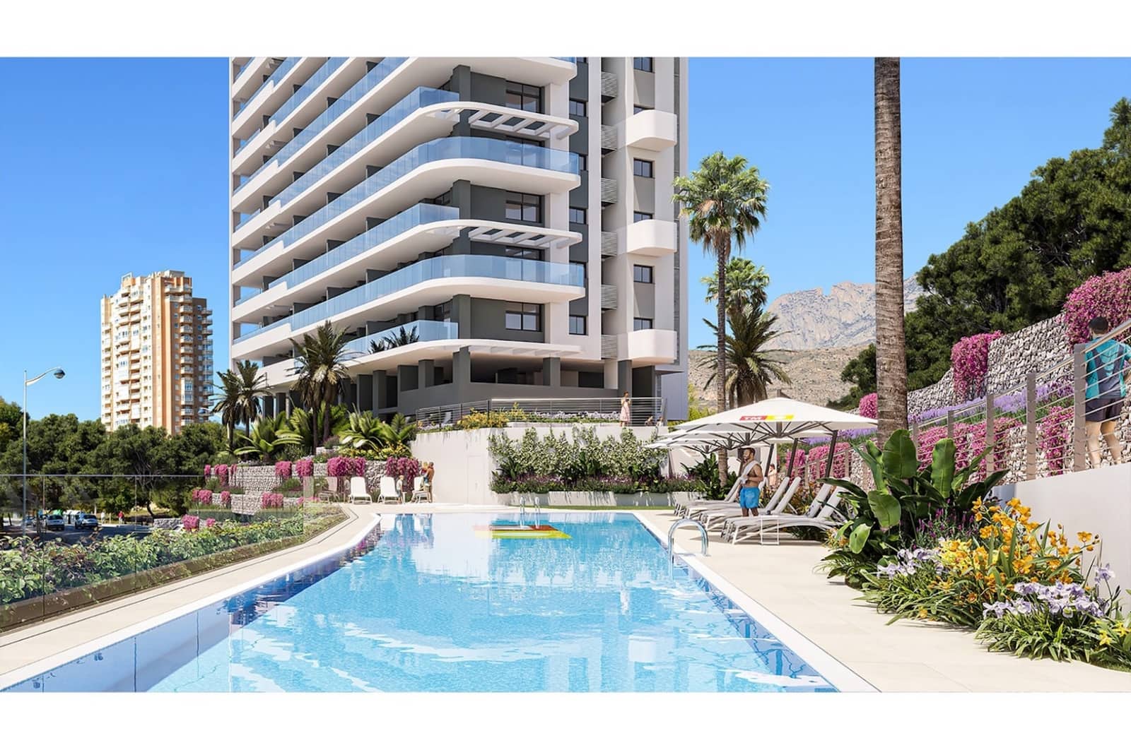 3 sovrum Lägenhet till salu i Benidorm med pool - 558 000 € (Ref: 9001400)