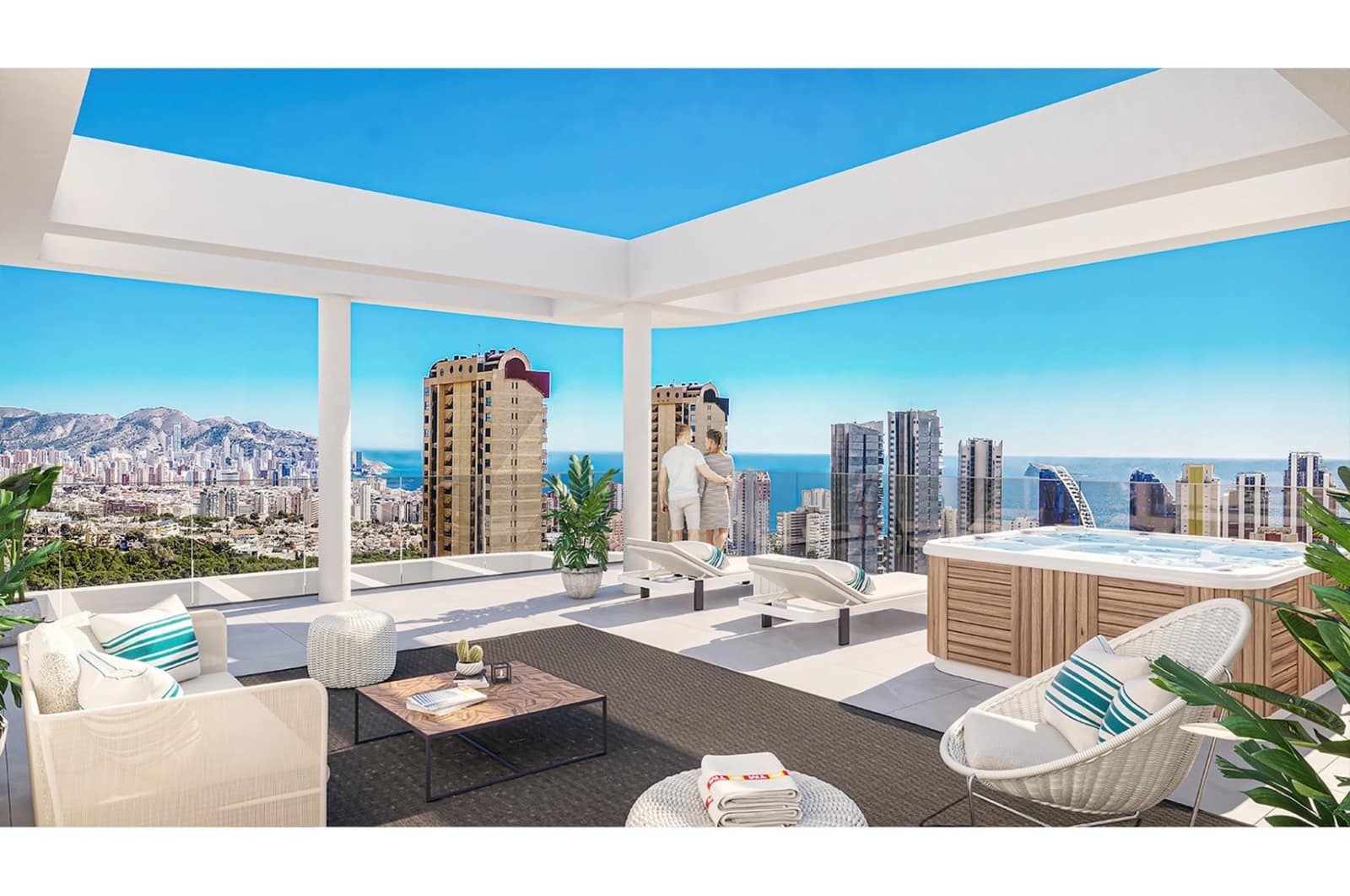 3 sovrum Lägenhet till salu i Benidorm med pool - 558 000 € (Ref: 9001400)