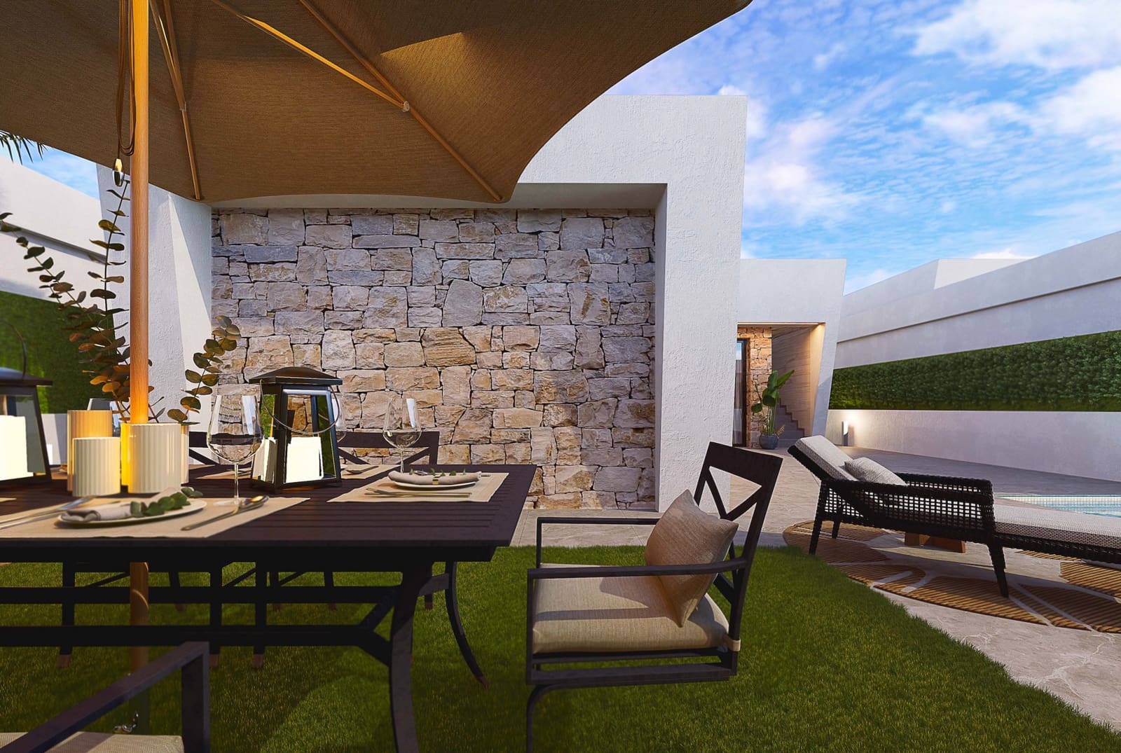 3 soveværelse Villa til salg i Roldan med swimmingpool garage - € 325.000 (Ref: 9060790)