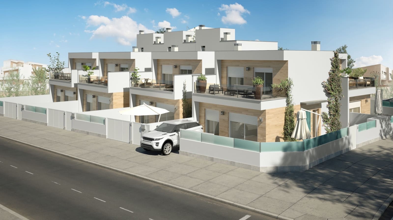 3 chambre Maison de Ville à vendre à San Pedro del Pinatar avec piscine garage - 375 000 € (Ref: 9060791)
