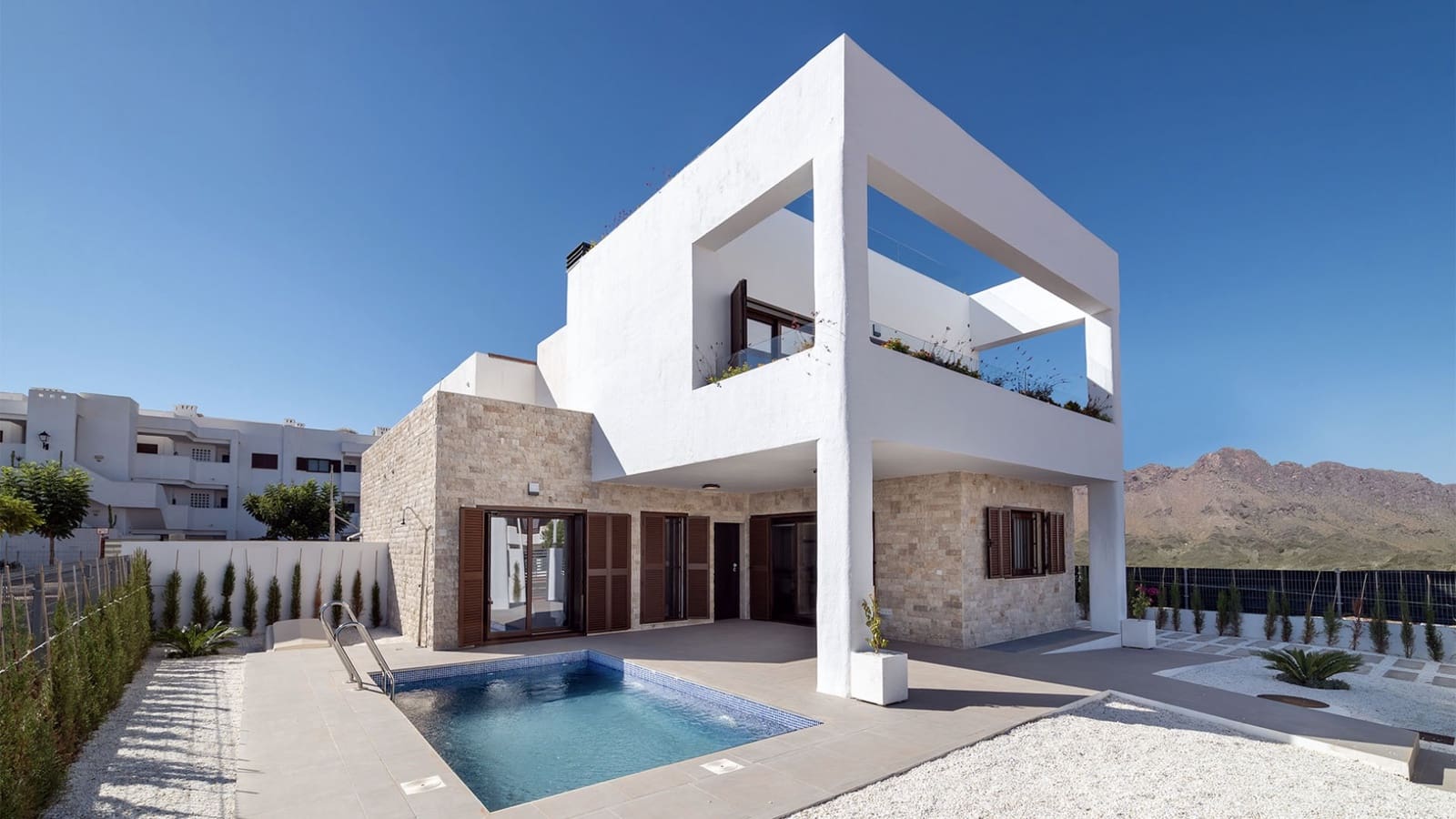 3 soveværelse Semi-Rækkehus til salg i Pulpi med swimmingpool - € 383.000 (Ref: 9060797)