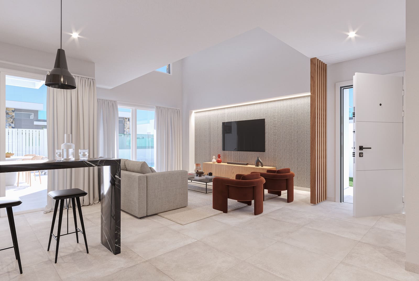 3 bedroom Villa for sale in Los Alcazares with pool - € 374,000 (Ref: 9060802)