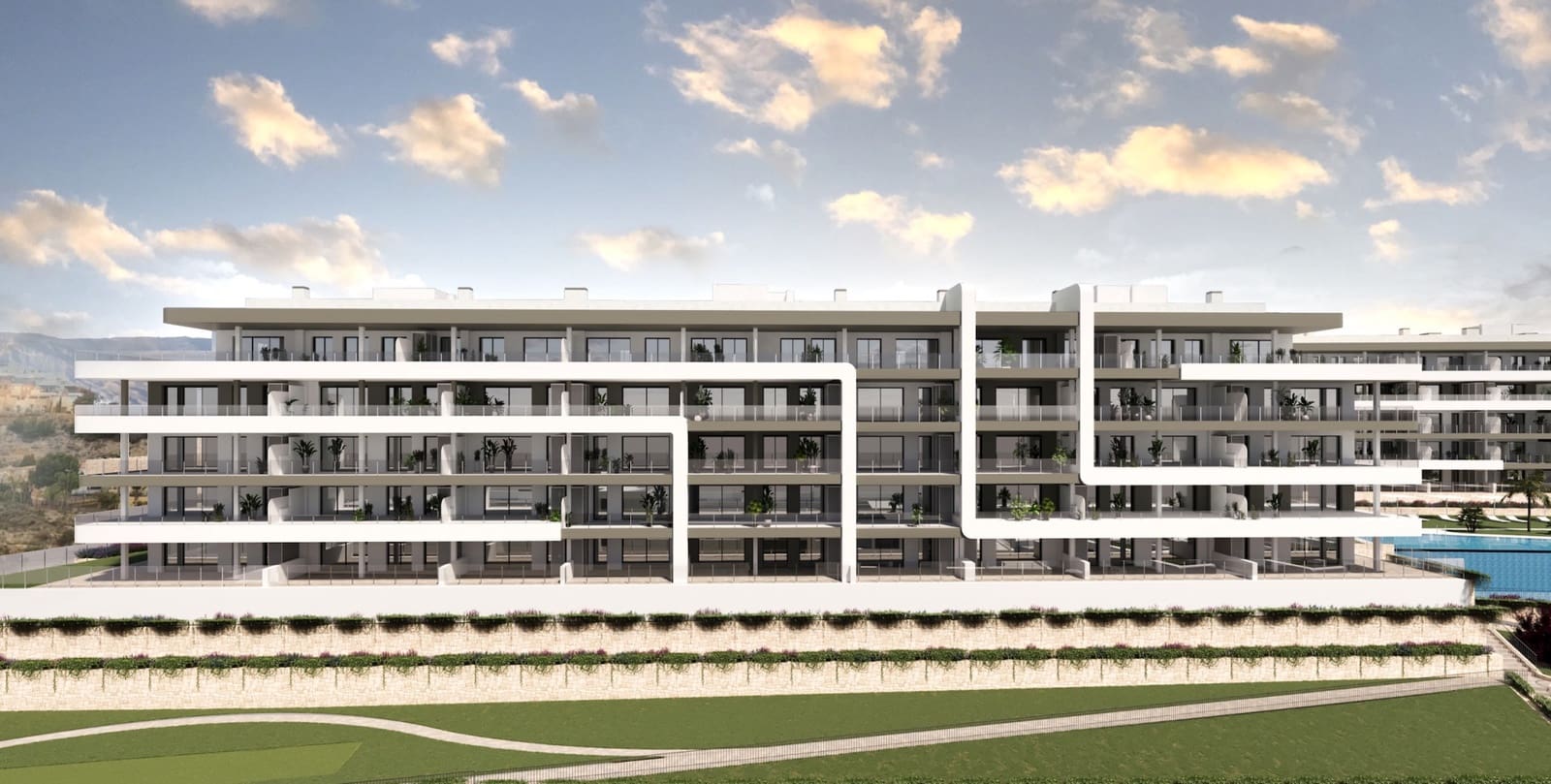 3 quarto Apartamento para venda em Muchamiel / Mutxamel com piscina garagem - 310 000 € (Ref: 9060815)