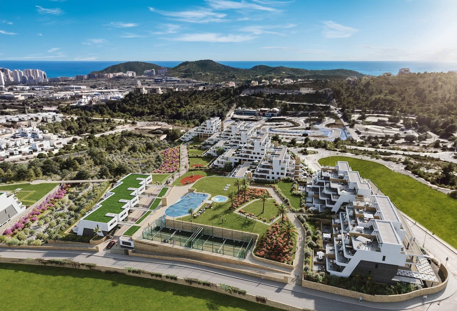 2 soveværelse Lejlighed til salg i Finestrat med swimmingpool garage - € 420.000 (Ref: 9128022)