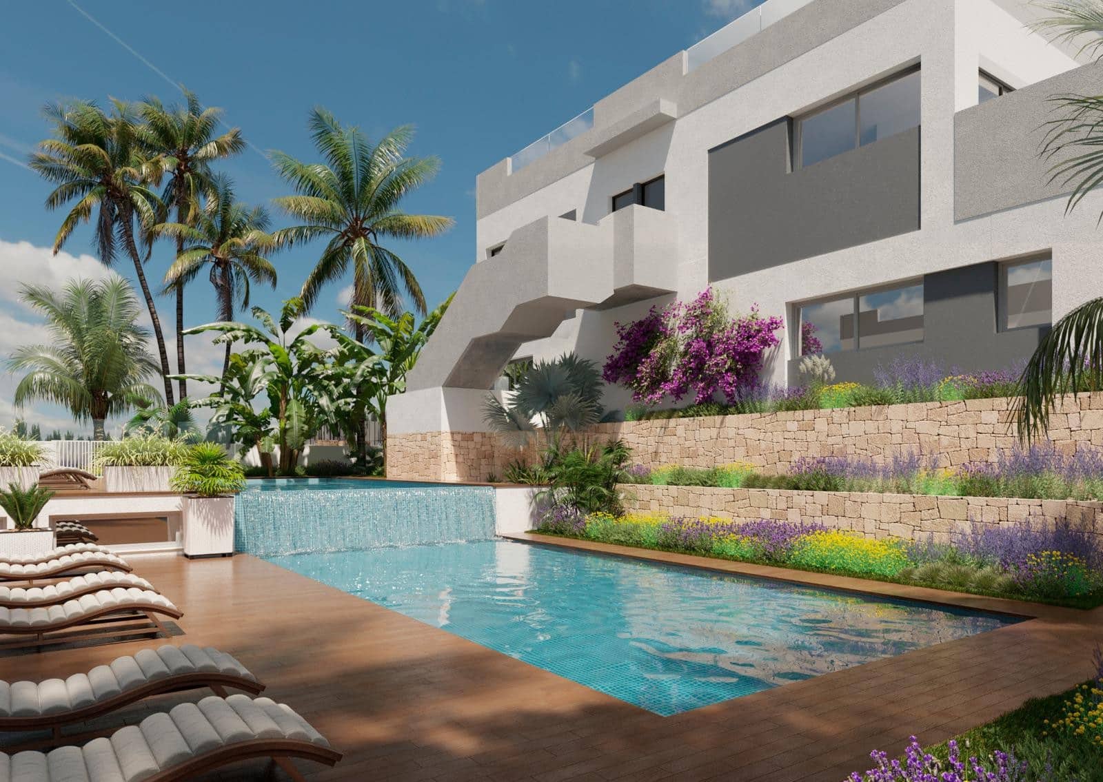 2 soverom Penthouse til salgs i Los Balcones med svømmebasseng garasje - € 310 000 (Ref: 9265804)