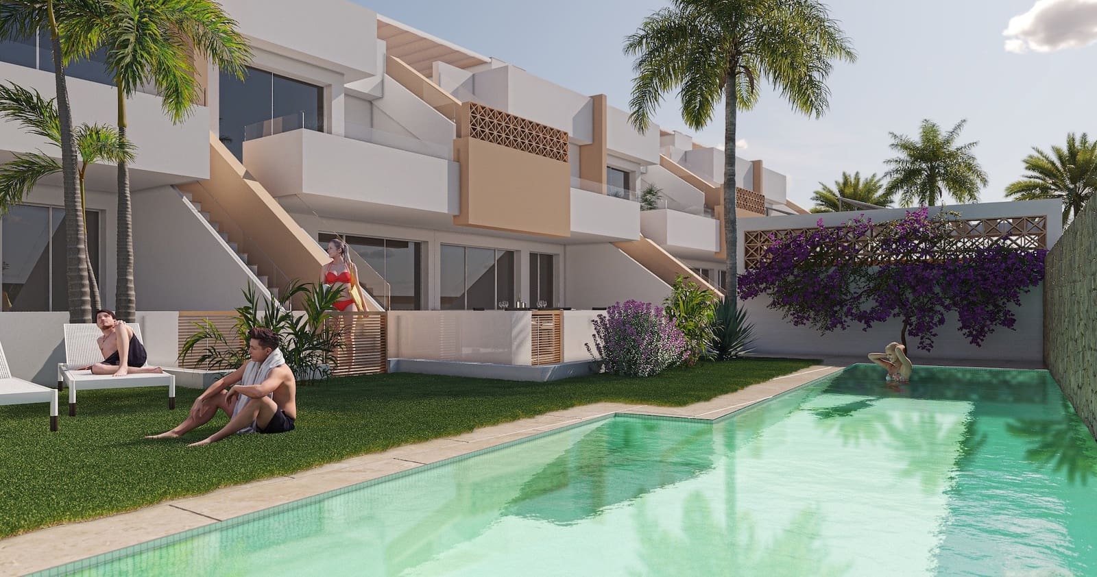 2 slaapkamer Penthouse te koop in Pilar de la Horadada met zwembad - € 319.000 (Ref: 9288060)