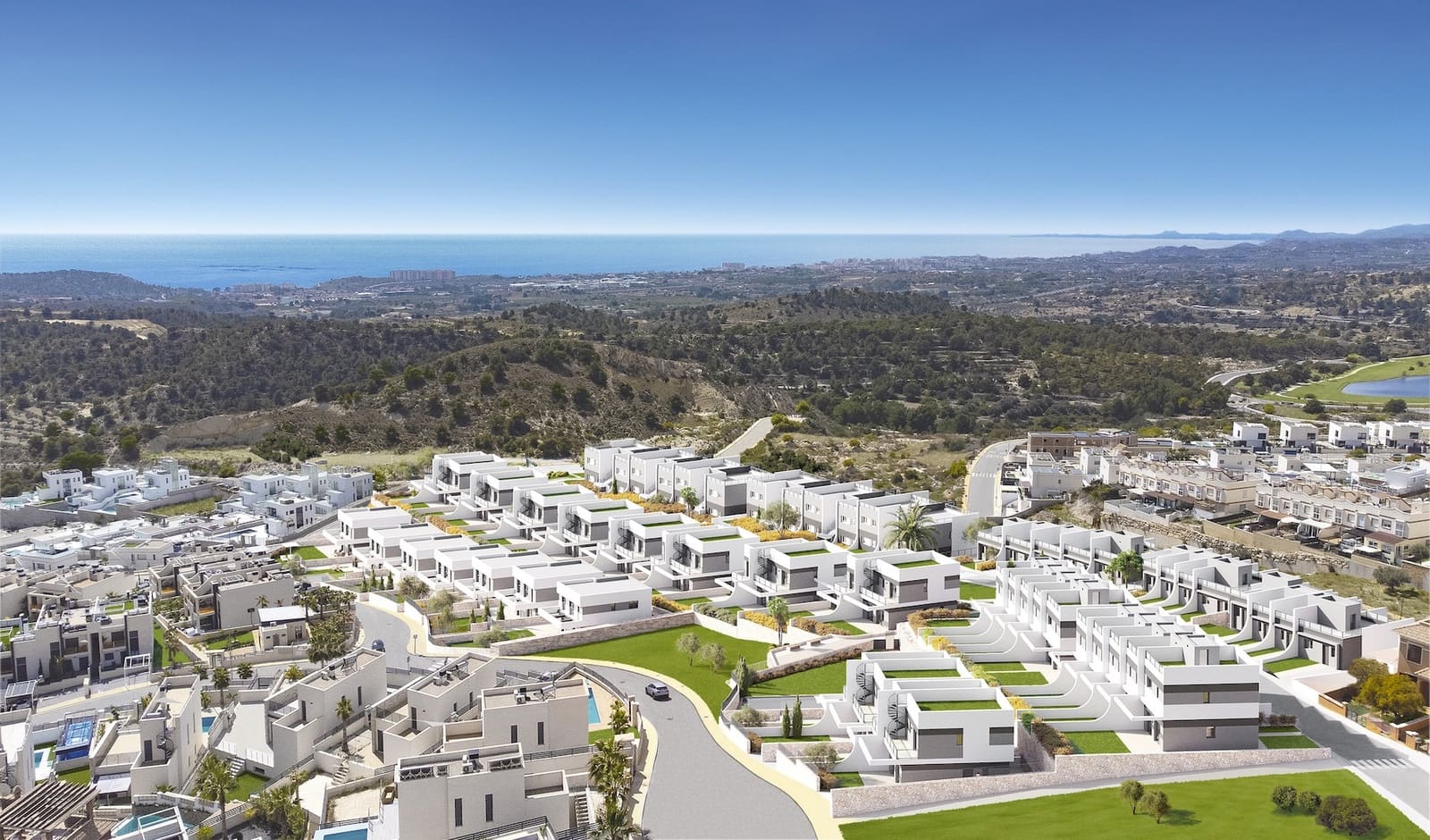 4 makuuhuone Huvila myytävänä paikassa Finestrat mukana uima-altaan - 555 000 € (Ref: 9303186)