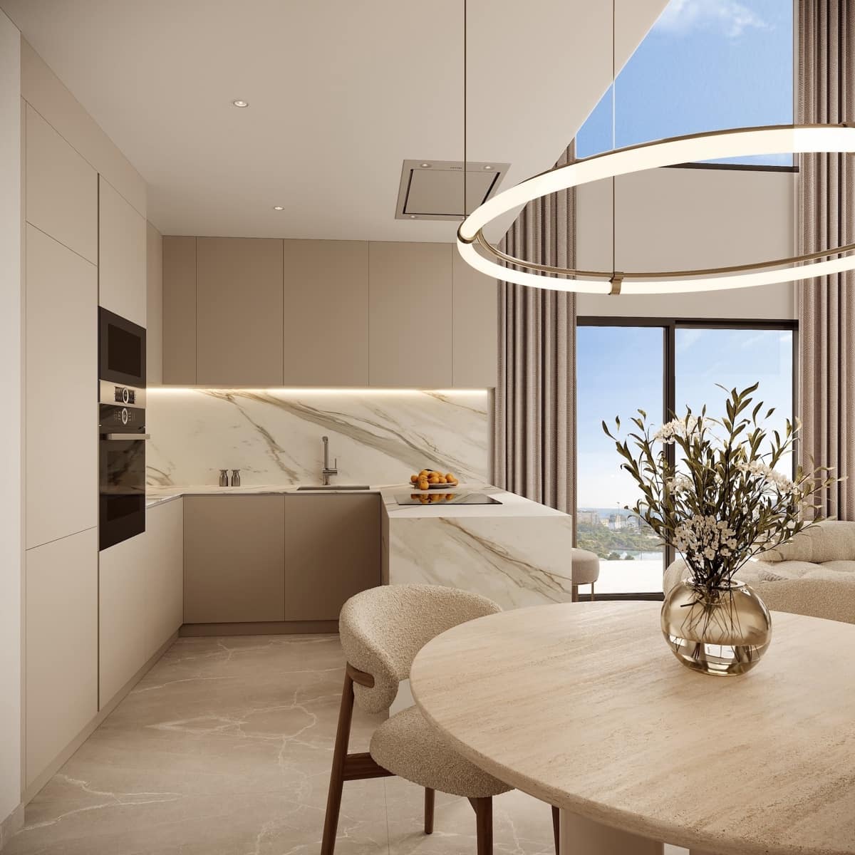 2 makuuhuone Huoneisto myytävänä paikassa Calpe / Calp mukana uima-altaan 
autotalli - 390 000 € (Ref: 9330225)