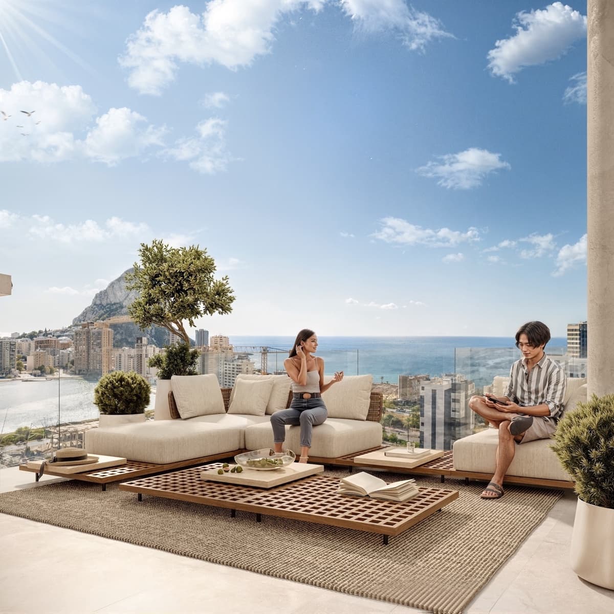 Apartamento de 2 habitaciones en Calpe / Calp en venta con piscina garaje - 390.000 € (Ref: 9330225)