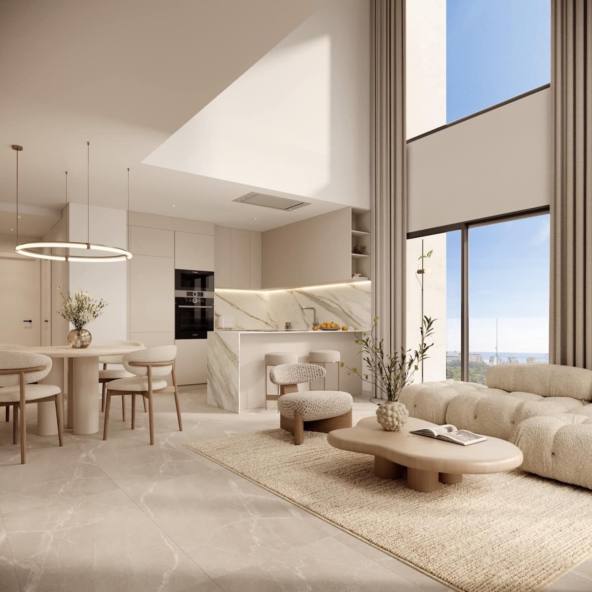 Apartamento de 2 habitaciones en Calpe / Calp en venta con piscina garaje - 390.000 € (Ref: 9330225)
