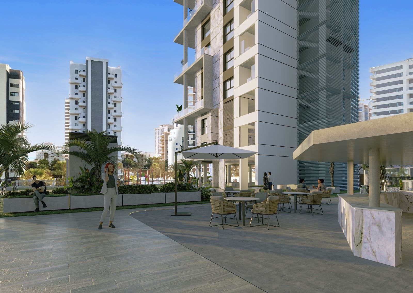 Apartamento de 2 habitaciones en Calpe / Calp en venta con piscina garaje - 390.000 € (Ref: 9330225)