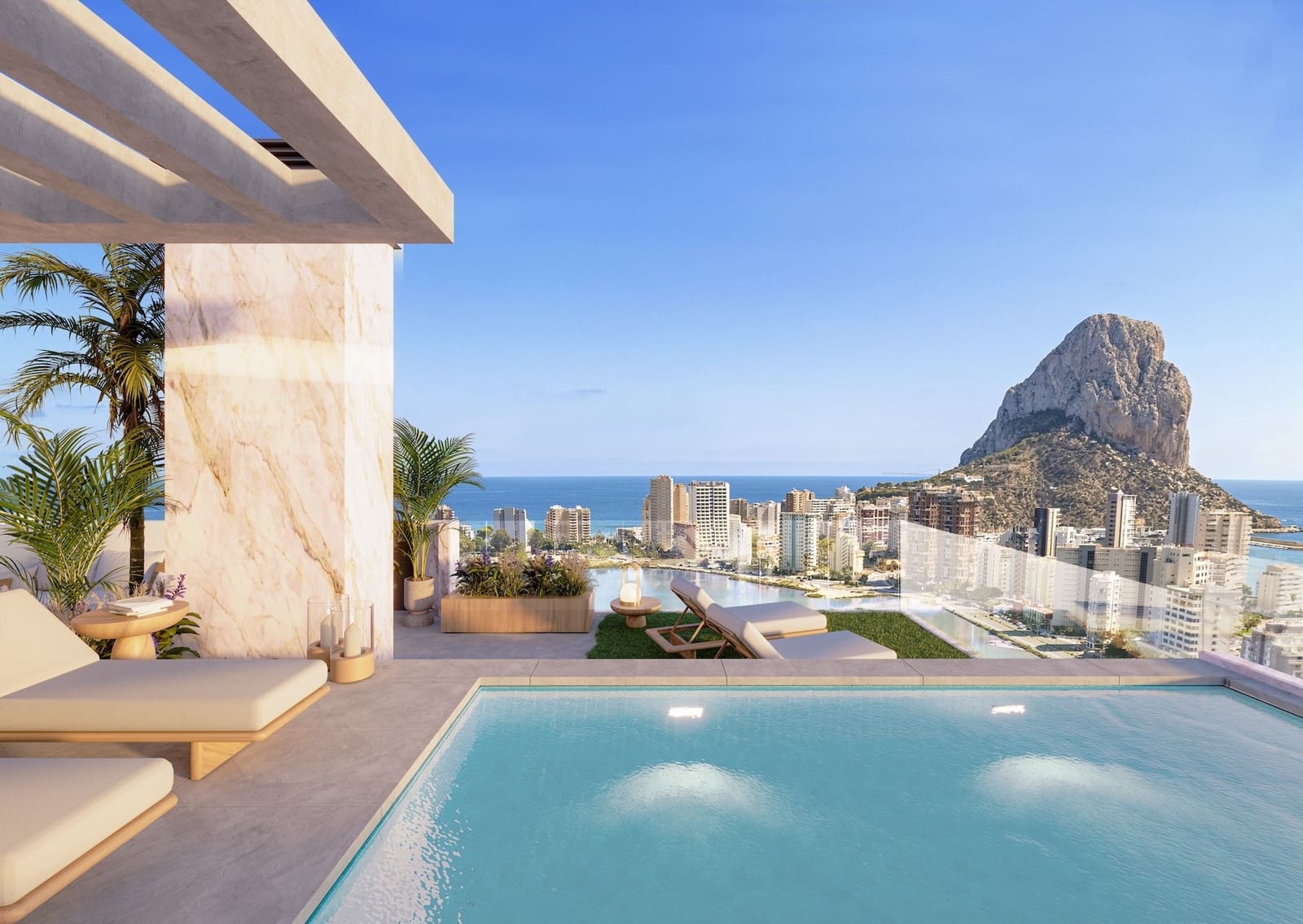 Apartamento de 2 habitaciones en Calpe / Calp en venta con piscina garaje - 390.000 € (Ref: 9330225)