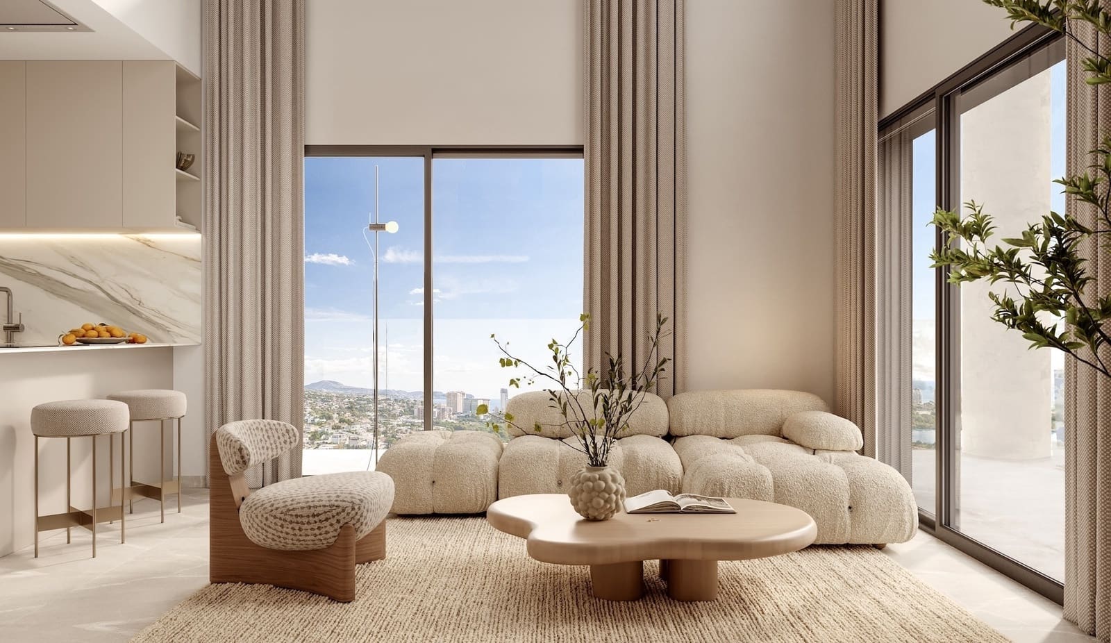 Apartamento de 2 habitaciones en Calpe / Calp en venta con piscina garaje - 390.000 € (Ref: 9330225)