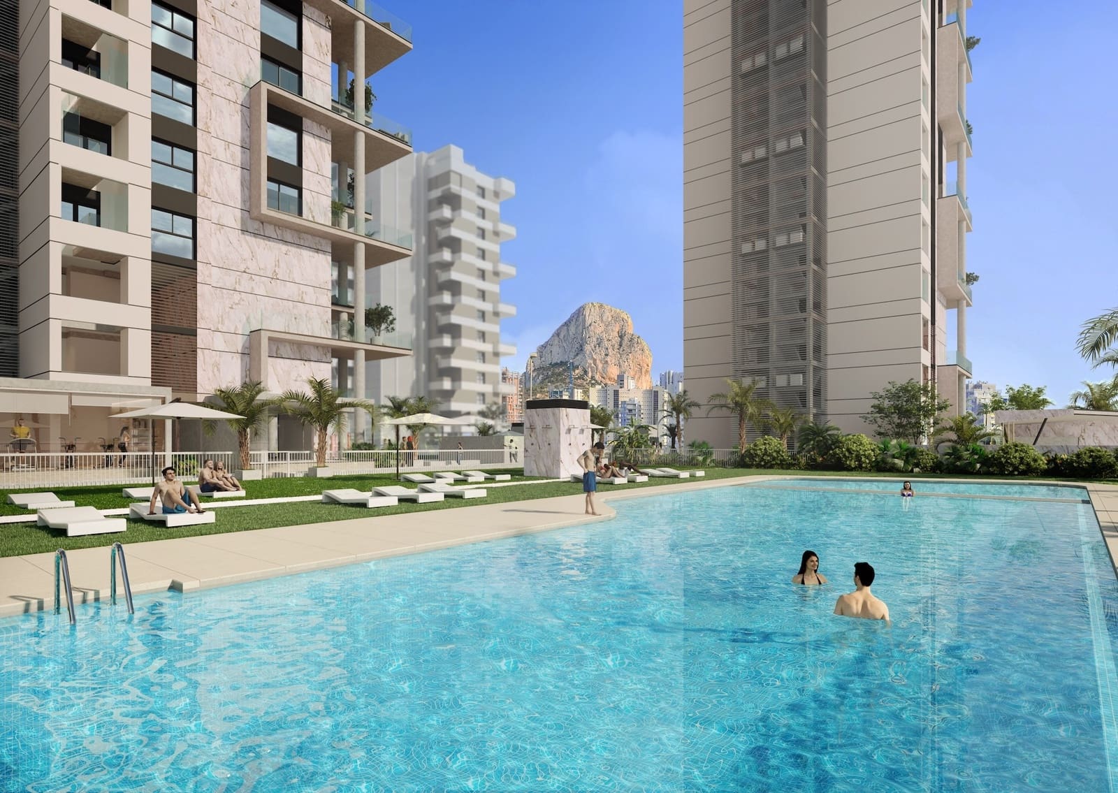 Apartamento de 2 habitaciones en Calpe / Calp en venta con piscina garaje - 390.000 € (Ref: 9330225)