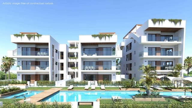 3 soverom Leilighet til salgs i Los Narejos - Punta Calera, Los Alcázares med svømmebasseng garasje - € 399 000 (Ref: 9337651)