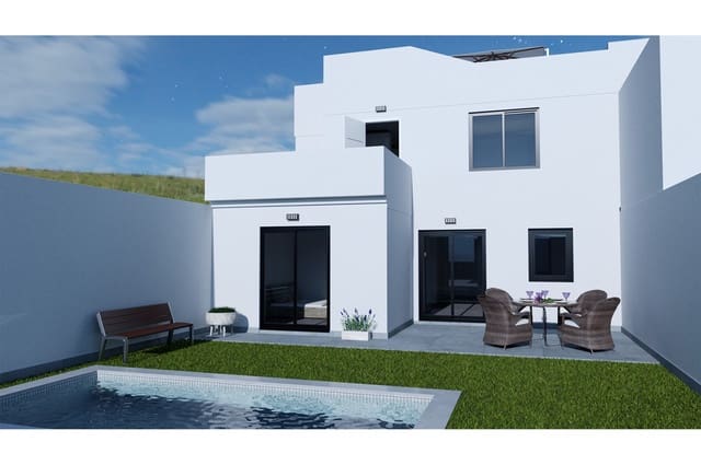 3 soveværelse Byhus til salg i Los Belones, Cartagena med swimmingpool garage - € 355.000 (Ref: 9341976)