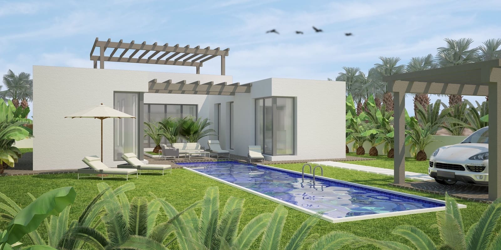 3 soveværelse Villa til salg i Benijofar med swimmingpool garage - € 531.000 (Ref: 9341999)